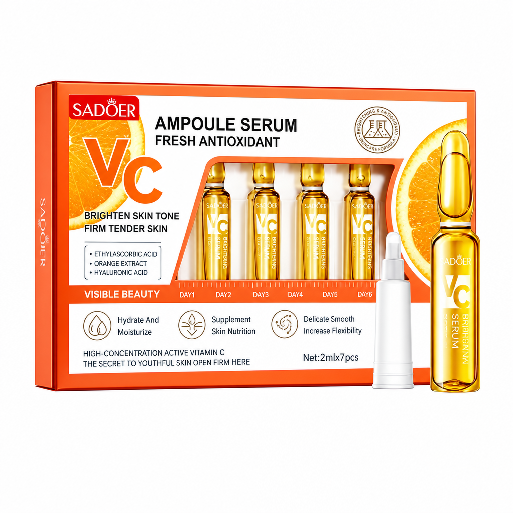 Sérum en Ampolla Refrescante Antioxidante con Vitamina C – Tratamiento de 7 Días (7 x 2ml)