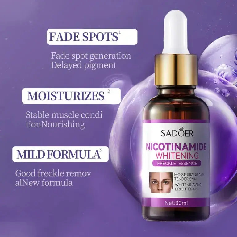 Solución Blanqueante & Suavizante con Nicotinamida (30ml) – Ilumina, Hidrata y Unifica el Tono de la Piel