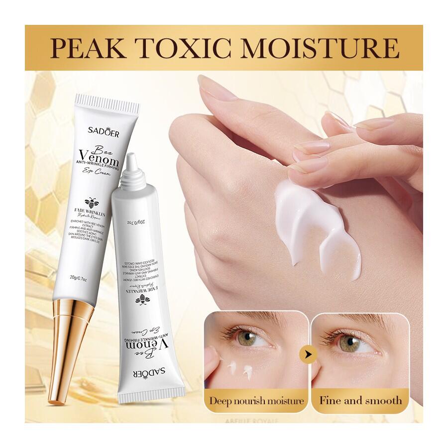 Contorno de Ojos Reafirmante Antiarrugas con Veneno de Abeja (20g) Efecto Lifting Natural
